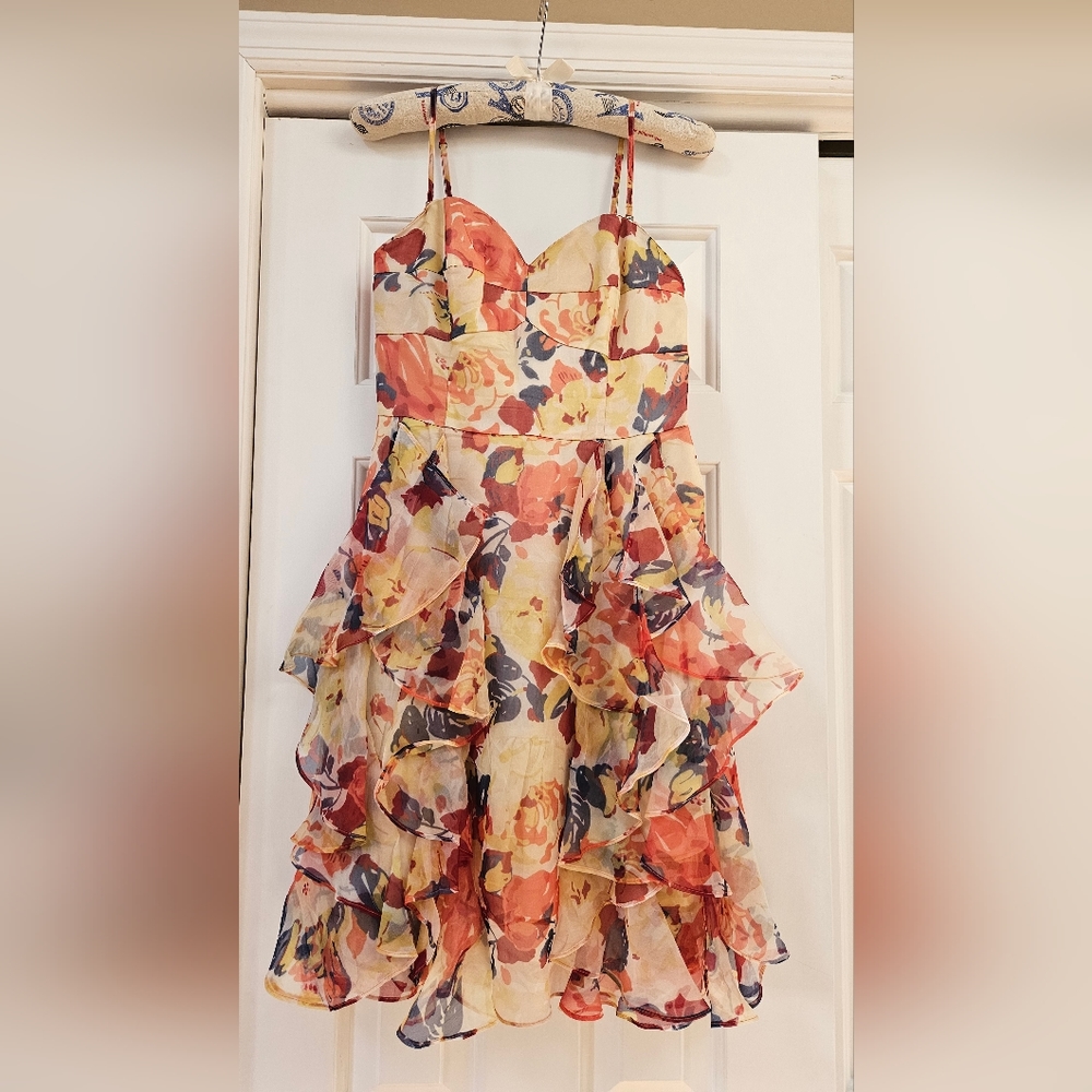 Size 0 Frock By Tracy Reese Ruffle Dress